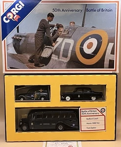 Corgi Classics RAF Set D35 Ford Zodiac Morris Minor Van Bedford Ob Coach - Bild 1 von 3