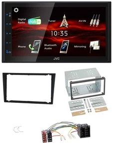 JVC USB Bluetooth MP3 DAB 2DIN Autoradio für Opel Corsa C Meriva Signum Vectra B - Bild 1 von 10
