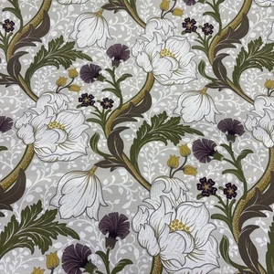 8 Metres Ashley Wilde Roseberry Manor Decovete Plum Curtain Fabric Remnant - Picture 1 of 13