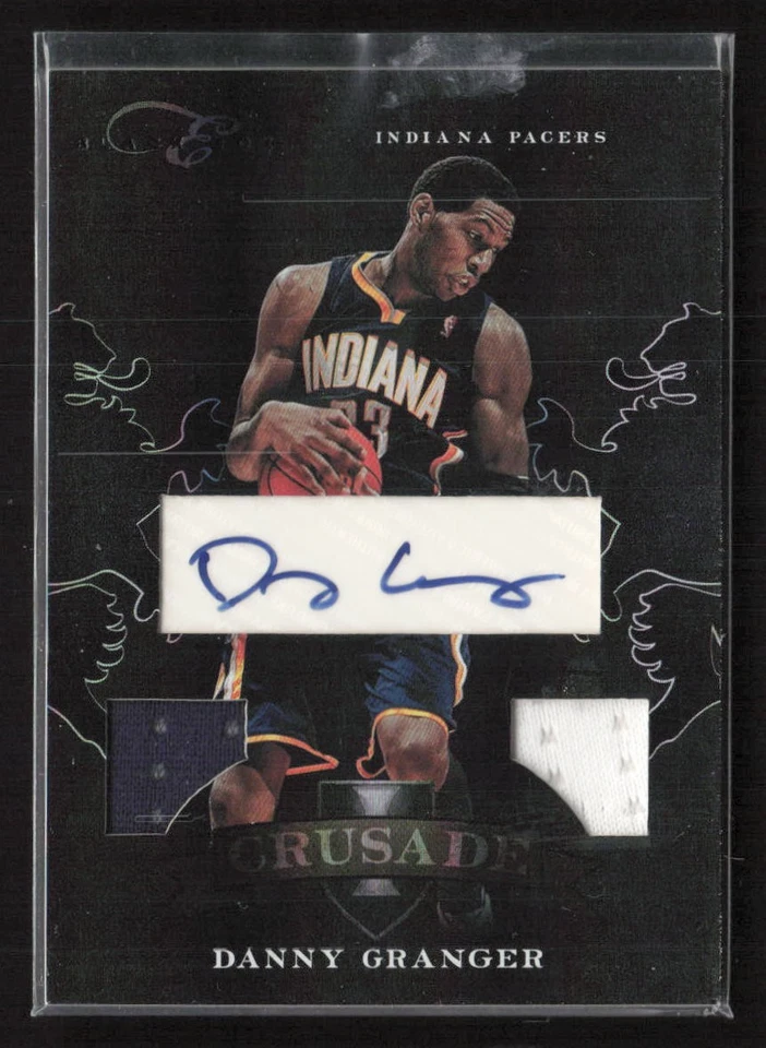2011-12 Panini Elite #27 Danny Granger Black Box Auto Dual Patch 24/25 - Image 1 of 2