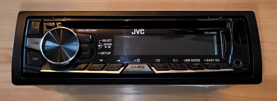JVC Radio KD-R469 Autoradio CD WMA MP3 WAV + AUX + USB + Adapter - Bild 1 von 2