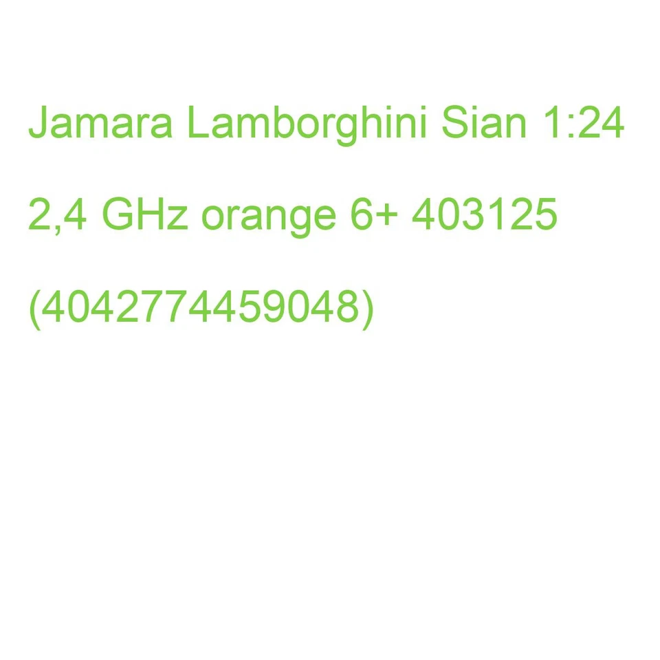 Jamara 403125 Lamborghini Sián 1 24 orange 2 4ghz