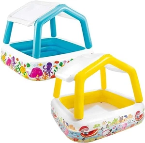 Intex Sonnenschirm Aquarium Pool, Bunt, 157x157x122 cm, 57470, Farben sortiert - Bild 1 von 9