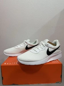 Nike Tanjun Zapato Blanco Negro DJ6258-100 Hombres Talla 13 Nuevo Envío Rápido - Imagen 1 de 6