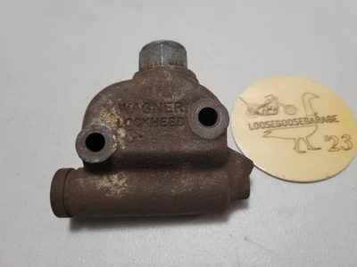 58-79 Harley Davidson Shovelhead Panhead Wagner Lockheed Master Cylinder FE24119 - Image 1 of 4
