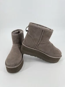 UGG Women's Classic Ultra Mini Platform Boots Size 10 In Smoke Plume - Picture 1 of 9