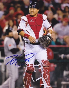 HANK CONGER ANAHEIM ANGELS ACTION SIGNED 8x10 - Picture 1 of 1