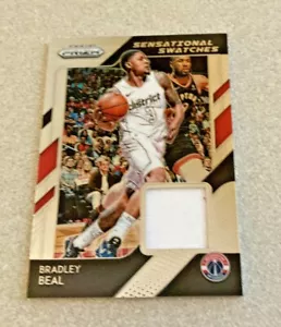2018-19 Panini Prizm Swatch #48 Bradley Beal Wizards - Foto 1 di 2