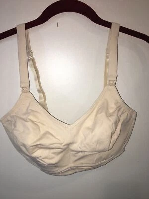 WOMENS MATERNITY Nursing Bra FANCY ME Nude Size 46F lot of 2 nwot NO wire b7 - Image 1 of 4