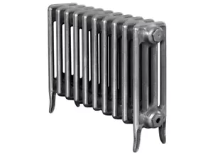 Victorian 4 Column - Cast Iron Radiator - H460 x W644mm - Hand Burnished Finish - Picture 1 of 2