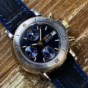 Sector Golden Eagle Two-Tone 200M Automatic Chronograph 40mm Valjoux 7750 - Picture 1 of 12