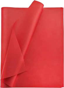 100 Sheets 20"X14" Red Tissue Paper Bulk for Gift Bags Wrapping Paper,Christmas - Picture 1 of 7
