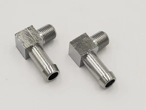 Gas and Oil Line Fitting 2 pk. for Harley Panhead Shovelhead Evolution 1957-1999 - Picture 1 of 1