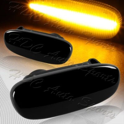 Luces de señalización lateral LED ámbar lente de humo para Subaru Impreza 1993-2001 Foto 1 de 4