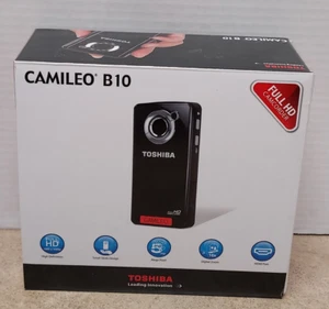 Neu TOSHIBA Camileo B10 HD WEBCAM Pocket Camcorder 1080p - Open Box - ungetestet - Bild 1 von 11
