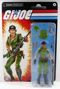 HASBRO 2022 GI JOE CLASSIFIED LADY JAYE RETRO CARD-BACK 6'' ACTION FIGURE MOSC - Picture 1 of 10