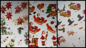 A4 Christmas Die Cut Paper Tole Santa Poinsettias Rudolph Snowman 3 pictures - Picture 1 of 4
