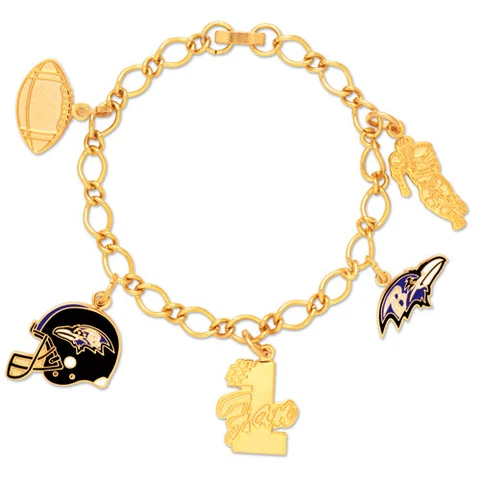 Baltimore Ravens Charm Bracelet Cover