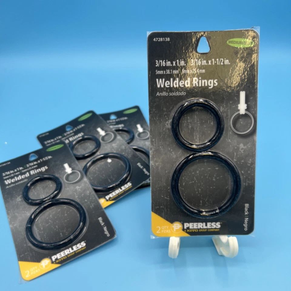 Packs Peerless Welded Rings Med Duty 4728138 3/16" " & 3/16" -1/2
