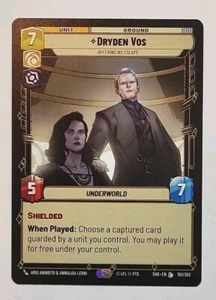 STAR WARS UNLIMITED SHD #192 DRYDEN VOS OFFERING NO ESCAPE LEGENDARY UNIT - Picture 1 of 2