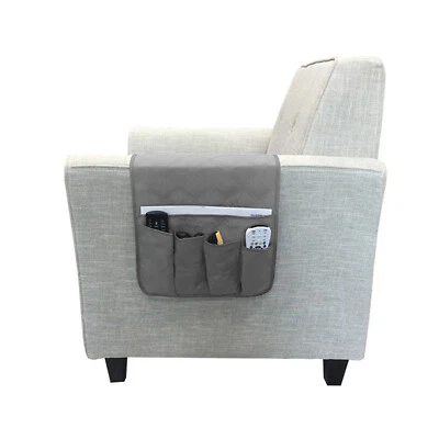 Soporte organizador de control remoto de TV para sofá silla reclinable reposabrazos bolsa de 5 bolsillos Foto 1 de 4
