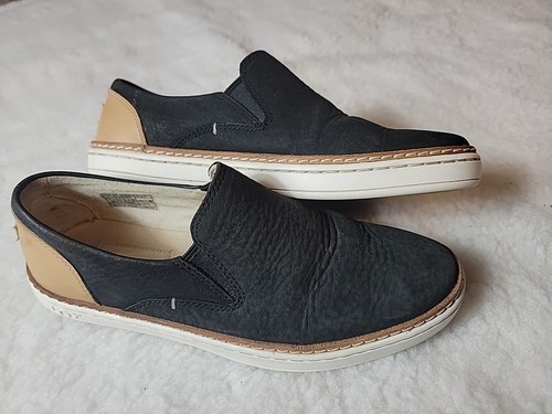 Scarpe da donna Ugg Australia Adley taglia 5 nere in pelle scamosciata 1018375