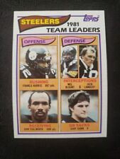 1982 Topps #202 Pittsburgh Steelers Team Leaders Harris/Blount/Lambert🏈NM-MT🏈A