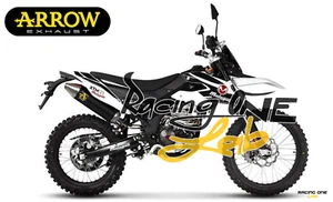 ESCAPE FLECHA ALUMINIO NEGRO TRUENO MALAGUTI XTM / XSM 125 19 > 20 EURO4 - Imagen 1 de 1