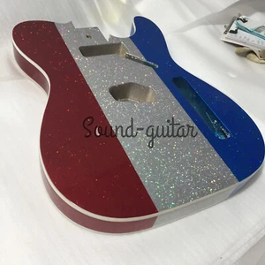 Telecaster Electric Guitar Body Kits DIY SS pickups Hole Buck Owens style Adult - Picture 1 of 7