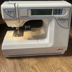 Elna 8006 Envision Embroider Machine Works + Carrying Case - Picture 1 of 10