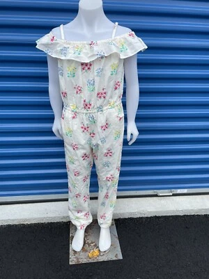 КРАСИВЫЙ оборкой плеча цветочный джемпер Gymboree - Изображение 1 из 4