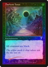 Darkest Hour FOIL 7th Edition PLD Black Rare MAGIC GATHERING CARD ABUGames