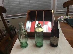 VINTAGE 1986 COCA COLA CENTENNIAL 3 BOTTLE SET IN DISPLAY CASE - Picture 1 of 12