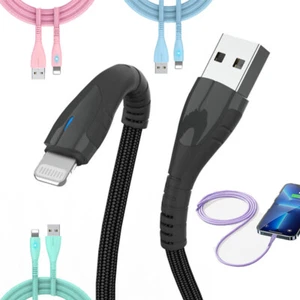 ONYX® USB Lead6 7 8 X XS XR 11 12 13 14 iPhone Long For Apple Cable Charger Fast - Picture 1 of 18