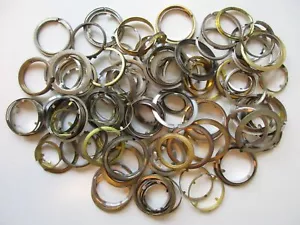 Menge 100+ Metalluhrwerk Schutzringe - Vintage - Bild 1 von 3