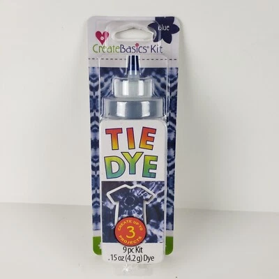 Create Basics BLUE Tie Dye 9 Piece Kit Create Up To 3 Projects FREE SHIPPING - Image 1 of 2
