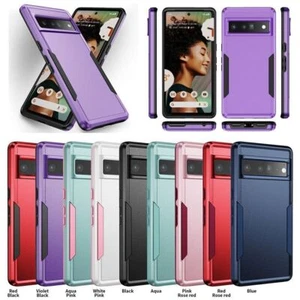 Heavy Duty Shockproof Phone Case For Google Pixel 8 8 Pro 8A 7 7 Pro 7A 6A 6 Pro - Picture 1 of 16