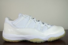 2001 Nike Air Jordan 11 XI Retro Low Zen Grey White size 11.5