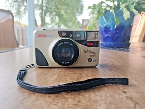 Vintage Halina Ansco Silhouette Power Zoom Point & Shoot Camera, Gold - 28-52mm - Picture 1 of 10
