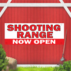 Shooting Range Now Open Indoor Outdoor Vinyl Banner Design