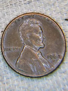 1964 Lincoln Penny - D Mint Mark - 'L' from Liberty on Edge Error -RARE!- - Picture 1 of 4