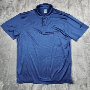 Callaway Golf Polo Kurzarmhemd Herren XL OPTI-DRI blau gestreift gebraucht, in einwandfreiem Zustand - Bild 1 von 10