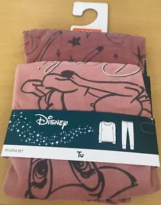 TU GIRLS DISNEY BAMBI SOFT CHRISTMAS LONG SLEEVE / LEG PYJAMAS 3-4 YEARS BNWT - Picture 1 of 15