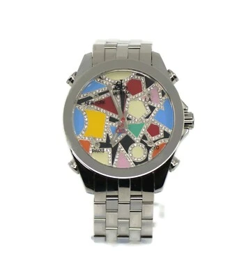 Jacob & Co Five Timezone Diamond Stainless Steel Watch JCM-133DA - Image 1 of 3