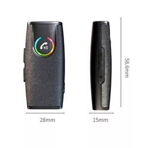 Receptor de audio música Bluetooth 5.3 inalámbrico 3.5 mm AUXILIAR adaptador de coche para el hogar manos libres - Imagen 1 de 22
