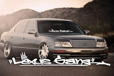 Pegatina LexusGang JDM golpeado parabrisas boost ventana calcomanía kanji V2 se adapta a Lexus Foto 1 de 2