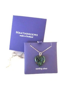 Heathergems Pendant - Small Heart - First Quality - NEW - #5 - 54 - Picture 1 of 1