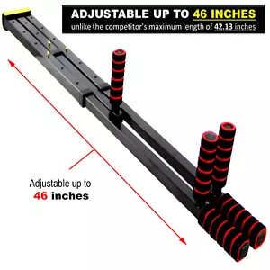 Pro 3 Bar Beinstretcher 46 Zoll Stahl Maschine Oberschenkelstretcher Gerät - Bild 1 von 5