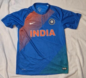 Indien 2016 Cricket Shirt Trikot Nike Large Authentic blau Dri-Fit - Bild 1 von 6