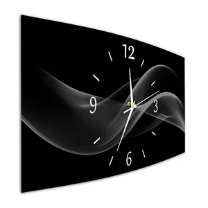BM Wanduhr Funkwanduhr Funk Wanduhr 60 cm x 30 cm geräuschlos lautlos 9593-1WZa - Bild 1 von 4